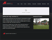 Tablet Screenshot of kingarchitects.com